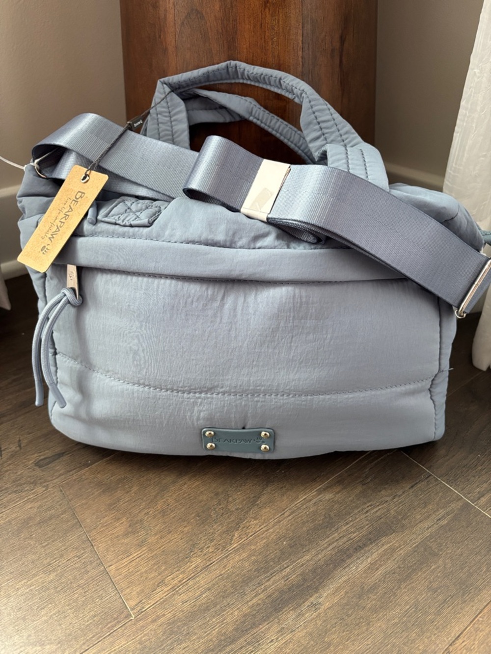 BEARPAW Crossbody/shoulder bag,double zip compartment,adjustable removable strap
